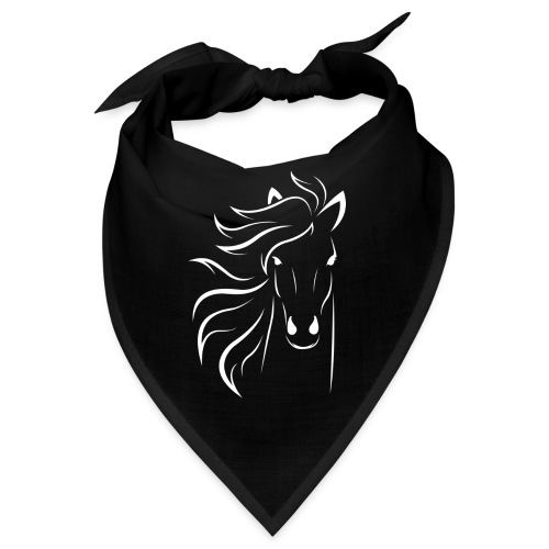 pferd silhouette - Bandana