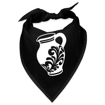 Bembelsche by hessisch mit ♥ - Bandana - Schwarz - Vorne