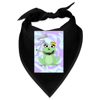 Totally Frogeed - This Frog Smoked Good Weed - Bandana - Schwarz - Vorne