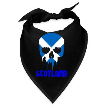 Schottland - Bandana - Schwarz - Vorne