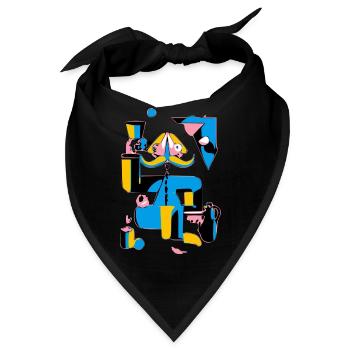 Charakter ireal - Bandana - Schwarz - Vorne