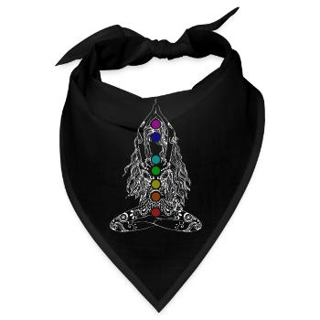 Chakra - Bandana - Schwarz - Vorne