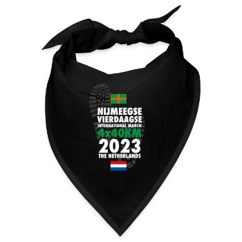 2023 Nijmegen Viertagemärsche 4 x 40km - Bandana - Schwarz - Vorne