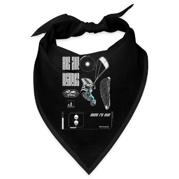 Ikarus Kiteboarding - Bandana - Schwarz - Vorne