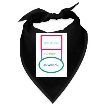 Antwort - Bandana - Schwarz - Vorne