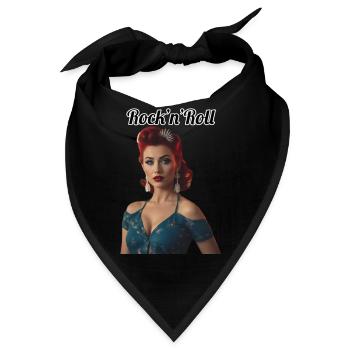 Pinup - Bandana - Schwarz - Vorne