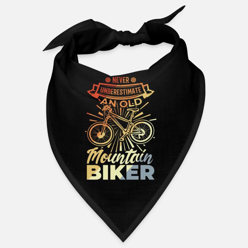 Never Underestimate A Old Mountain Biker Bandana