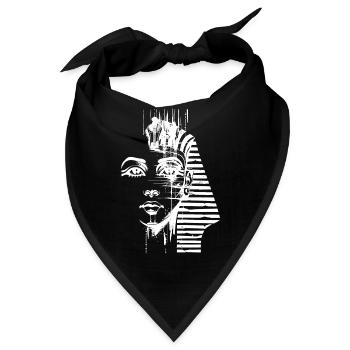 Pharao Ägypten Frauen Antike Pyramide Pharao Ägypten - Bandana - Schwarz - Vorne