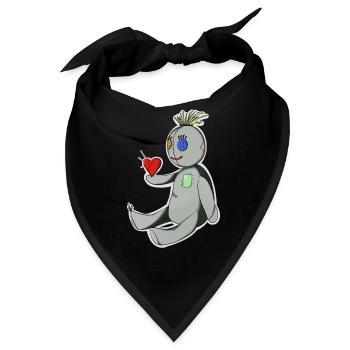 Die Voodoo-Puppe - Bandana - Schwarz - Vorne