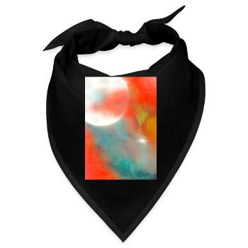 Lunar Veil - Bandana - Schwarz - Vorne