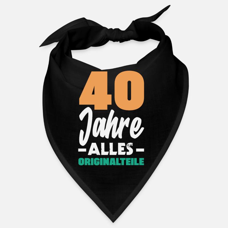 Lustiges 40. Geburtstag Geschenk Geburtstagsshirt Bandana