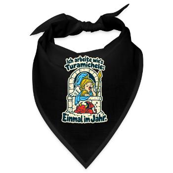 Turamichele Einmal im Jahr - Bandana - Schwarz - Vorne