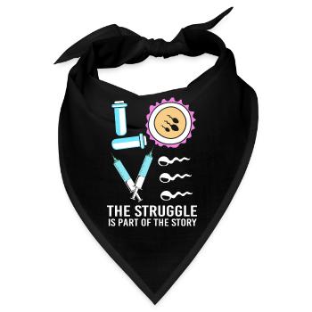 Embryo Transfer Tag Fötus - Bandana - Schwarz - Vorne