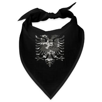 Albanischer Adler - Bandana - Schwarz - Vorne