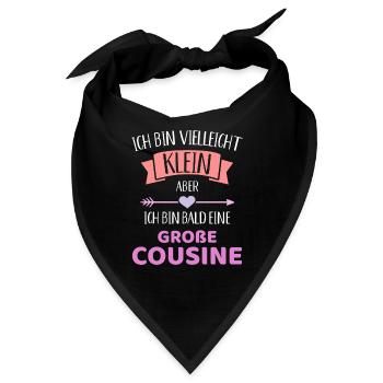 Große Cousine - Bandana - Schwarz - Vorne
