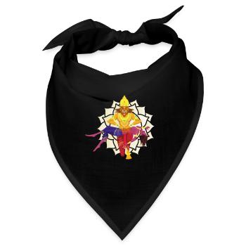 Narasimha Hindu Hinduismus Löwe - Bandana - Schwarz - Vorne
