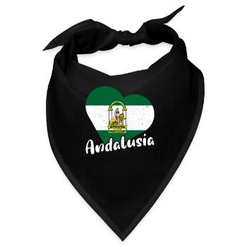 Halbinsel Spanien Andalusien Sevilla Granada - Bandana - Schwarz - Vorne