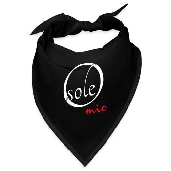 O sole mio - Bandana - Schwarz - Vorne