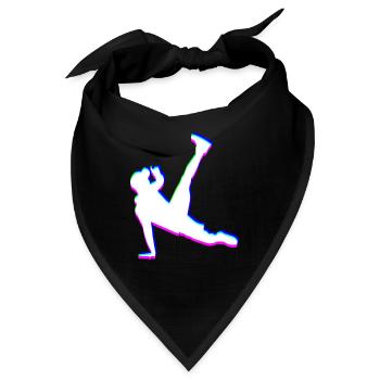 Trippy Breakdancer - Bandana - Schwarz - Vorne