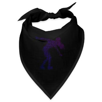 Roller Skating Roller Skating Herren Damen - Bandana - Schwarz - Vorne