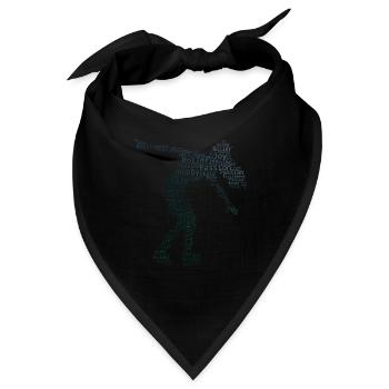 Roller Skating Roller Skating Damen Skate Herren - Bandana - Schwarz - Vorne