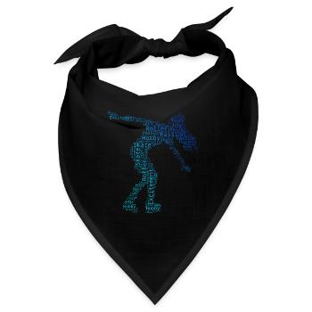 Roller Skating Herren Roller Skates Damen Roller S - Bandana - Schwarz - Vorne