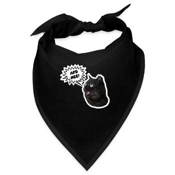 AFD Nee! - Bandana - Schwarz - Vorne