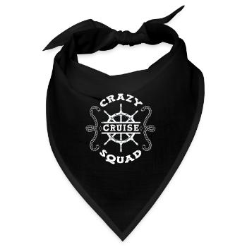 Kreuzfahrt Freunde Kreuzfahrtschiff - Bandana - Schwarz - Vorne
