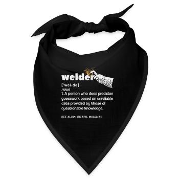 Welder Definition - Bandana - Schwarz - Vorne