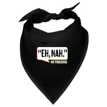 Eh Nah My Pancreas - Bandana - Schwarz - Vorne