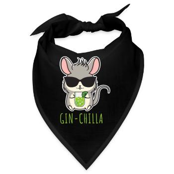 Gin- Chinchilla Gin - Bandana - Schwarz - Vorne