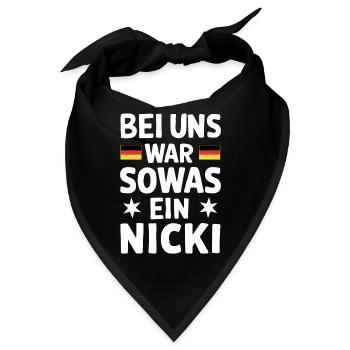 Ostdeutschland Osten Ossi DDR Heimat Ostblock - Bandana - Schwarz - Vorne