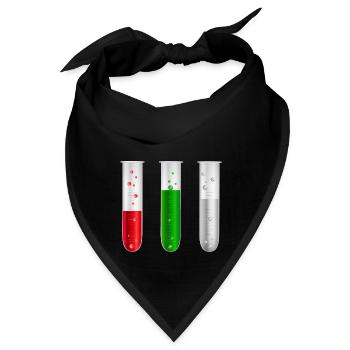 Augsburger Mischung - Rot Grün Weiß - Bandana - Schwarz - Vorne
