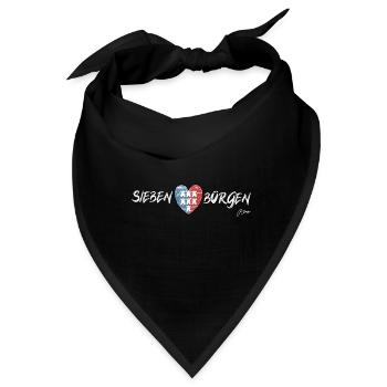 Pongratz Design | Moderne siebenbürgische Mode - Bandana - Schwarz - Vorne