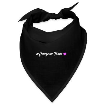 Hangover Team Herz - Bandana - Schwarz - Vorne