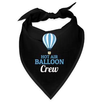 Heißluftballonfahrt Hopper Ballonfahrt Ballonfahrer - Bandana - Schwarz - Vorne