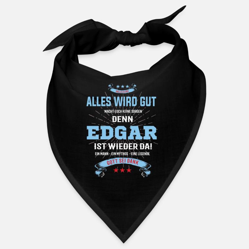 alles wird gut denn Edgar Ist da T-Shirt Bandana