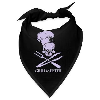 Grillmeister - Bandana - Schwarz - Vorne