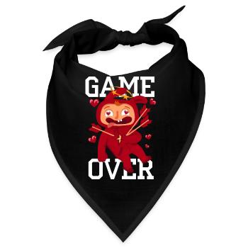 Verliebter von Armors Pfeilen getroffen - Bandana - Schwarz - Vorne