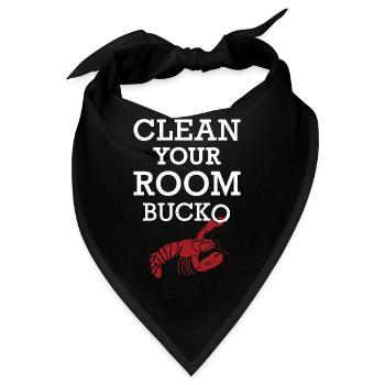 Jordan Peterson T-Shirt - Reinigen Sie Ihr Zimmer - Bandana - Schwarz - Vorne