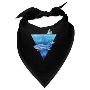 Wal Wal Wal - Bandana - Schwarz - Vorne