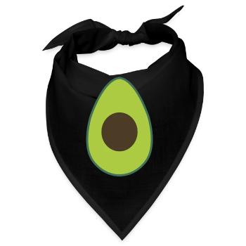 Trend Avocado - Bandana - Schwarz - Vorne