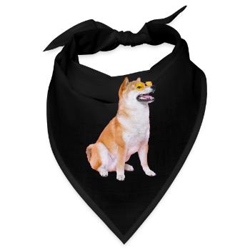 Sunglasses Shiba - Bandana - Schwarz - Vorne