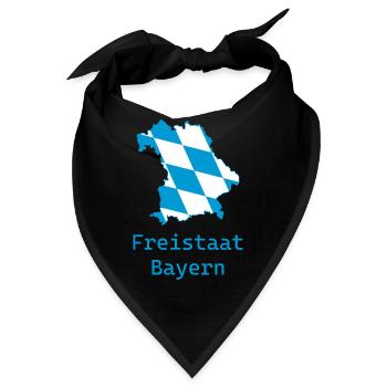 Bayern - Bandana - Schwarz - Vorne