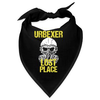 Lost Place urban Geschenk - Bandana - Schwarz - Vorne