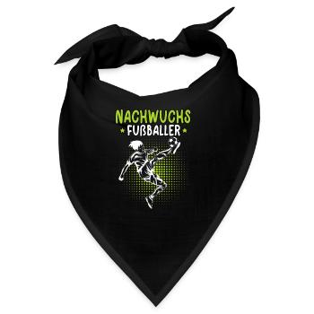Nachwuchs Fußballer Fußball junge Fußballspieler - Bandana - Schwarz - Vorne