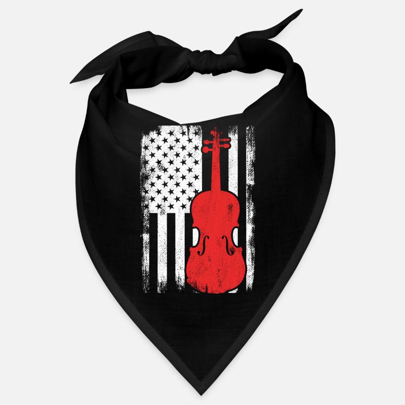 4. Juli USA Violine Bandana