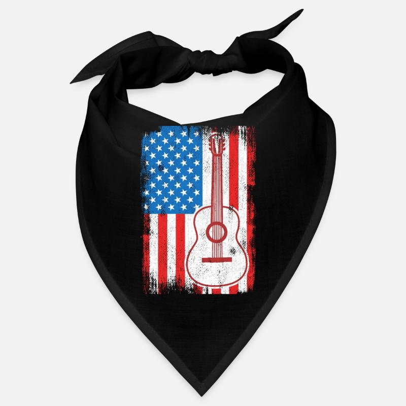 Guitariste de U.S. Flag Bandana
