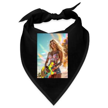 Luna Sunshine - Bandana - Schwarz - Vorne