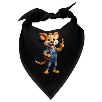Cute animal - Bandana - Schwarz - Vorne